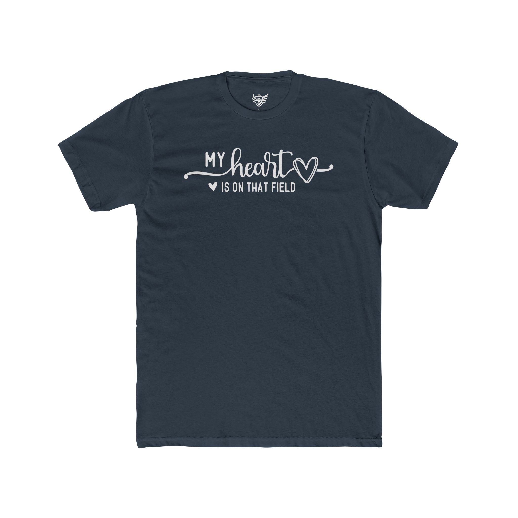 My Heart is on that Field Cotton Crew Tee