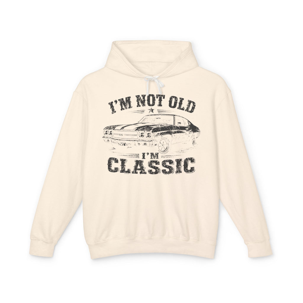 Not Old, Classic Lightweight Hooded Sweatshirt