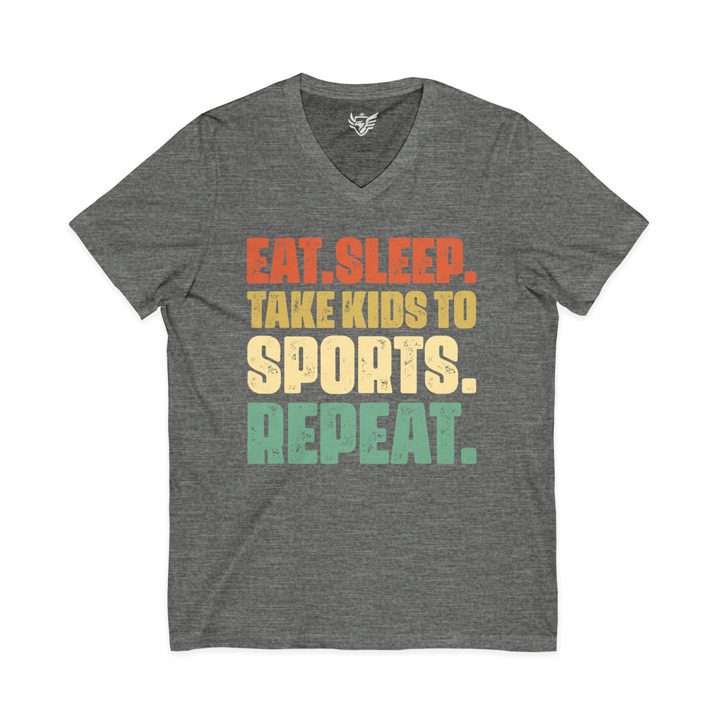 Parents Jersey Short Sleeve V-Neck Tee