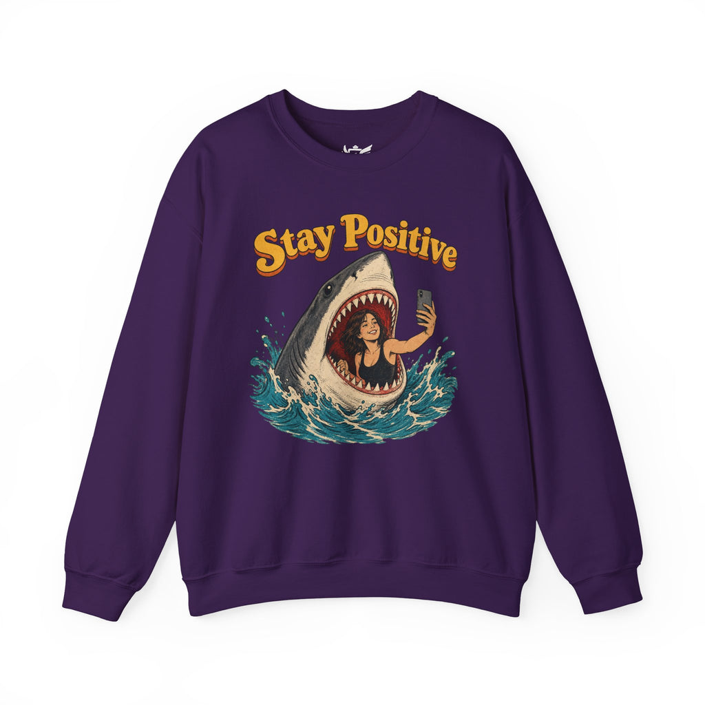 Stay Positive Heavy Blend™ Crewneck Sweatshirt