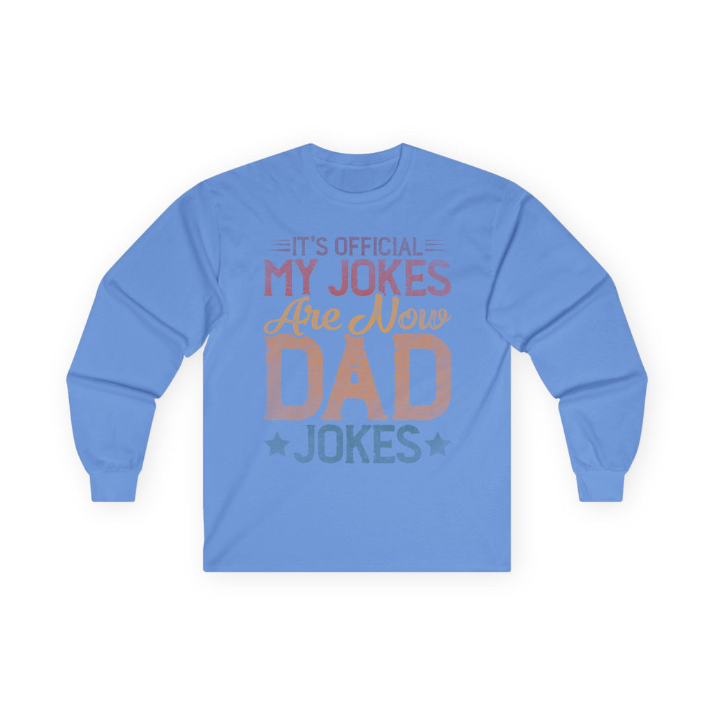 Dad Jokes Cotton Long Sleeve Tee