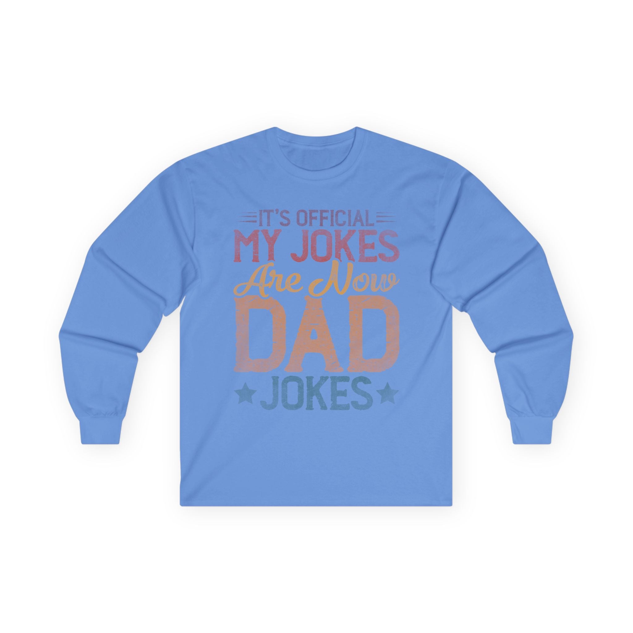 Dad Jokes Cotton Long Sleeve Tee