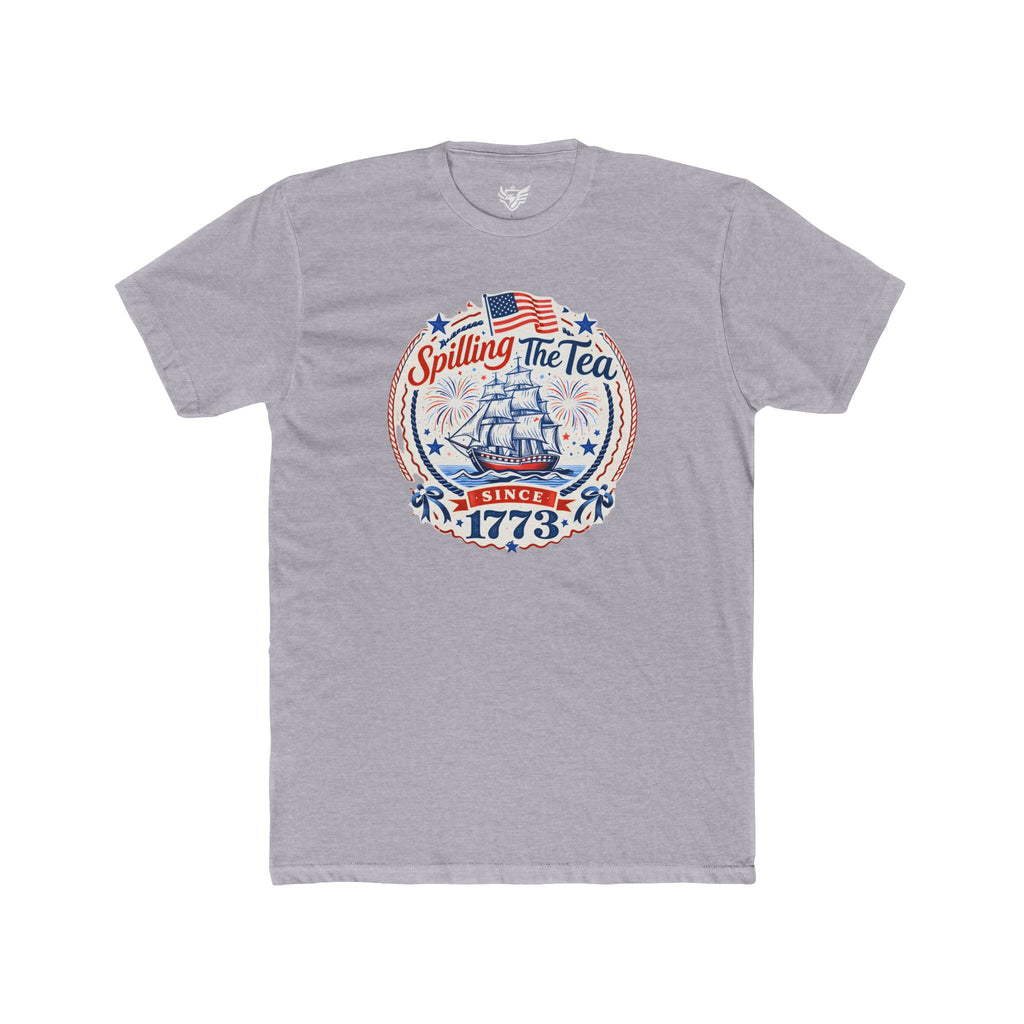 Spilling The Tea Cotton Crew Tee