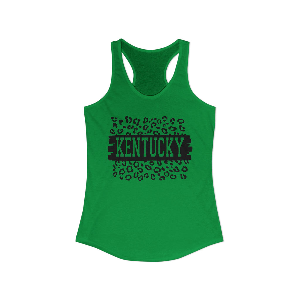 Women's KY Leopard Ideal Racerback Tank
