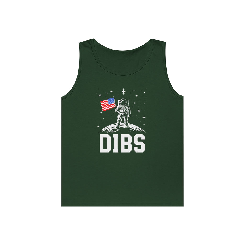 DIBS on the Moon Heavy Cotton Tank Top