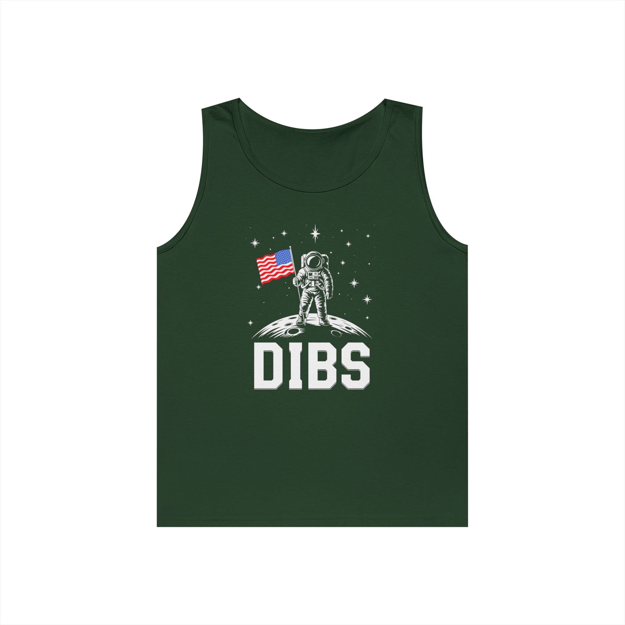 DIBS on the Moon Heavy Cotton Tank Top