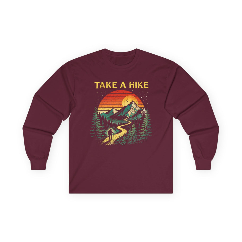 Take A Hike Cotton Long Sleeve Tee