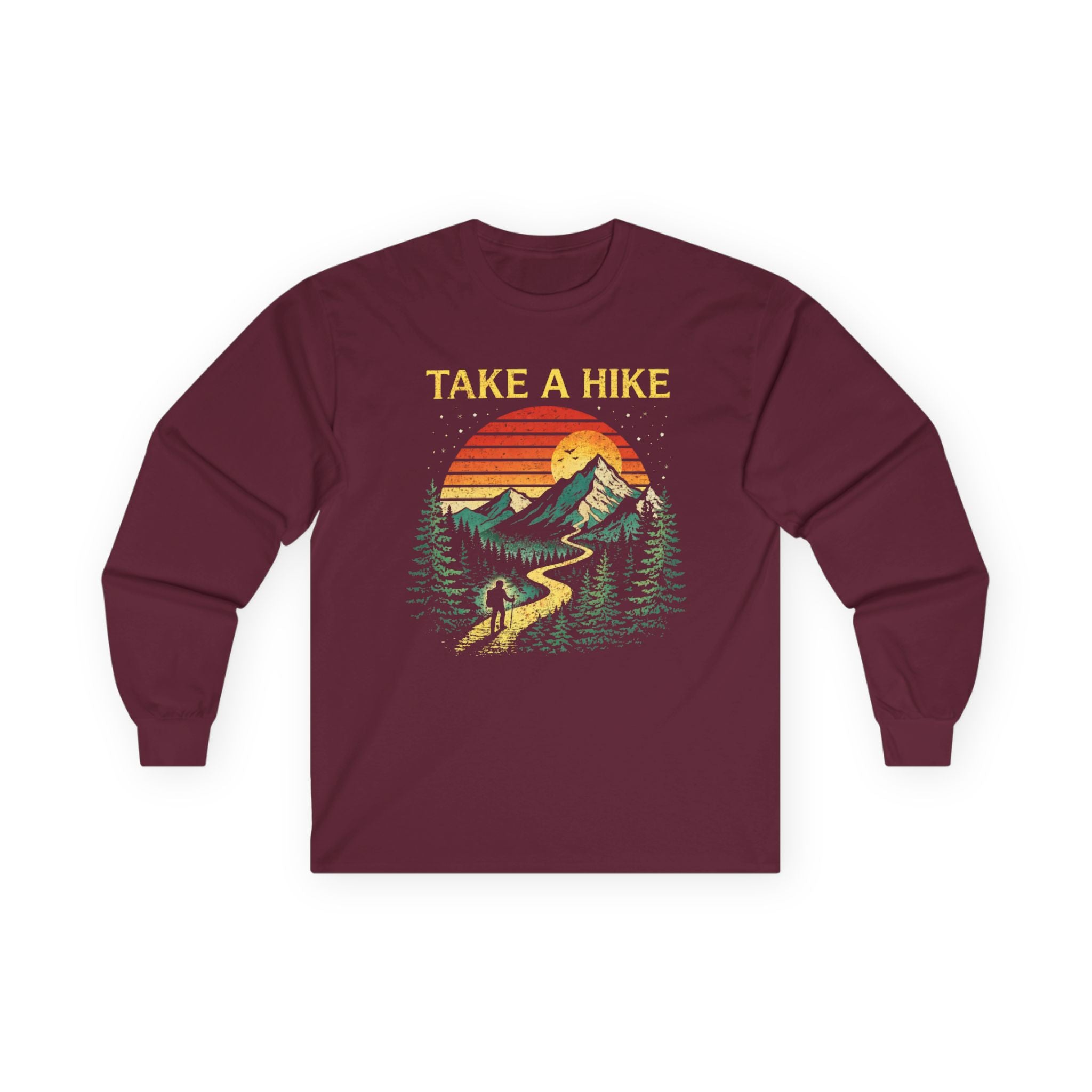 Take A Hike Cotton Long Sleeve Tee