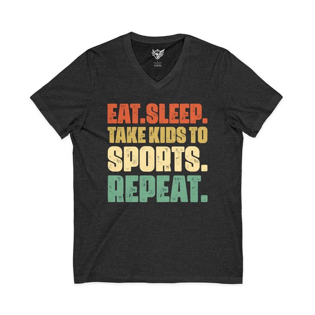 Parents Jersey Short Sleeve V-Neck Tee