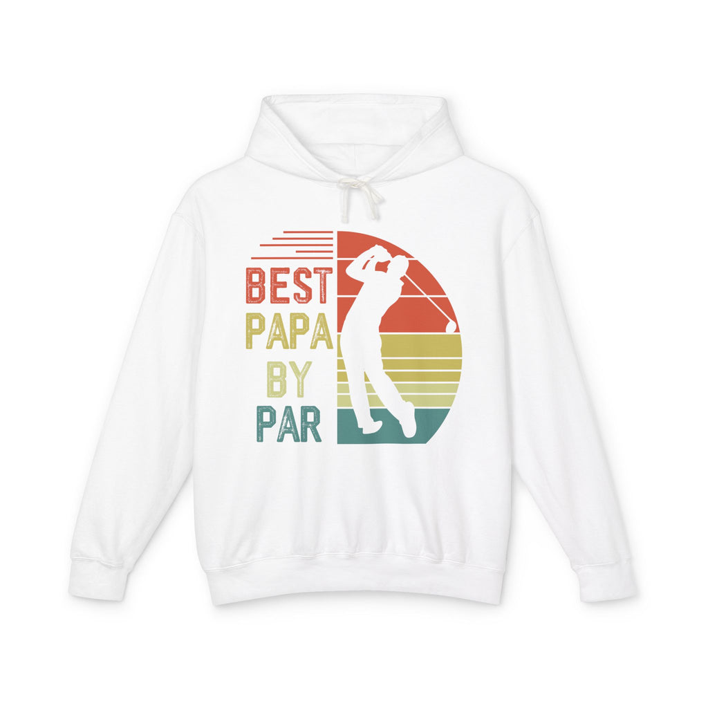 Best Papa By Par Lightweight Hooded Sweatshirt