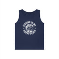 Fishing Is My Happy Place Heavy Cotton Tank Top