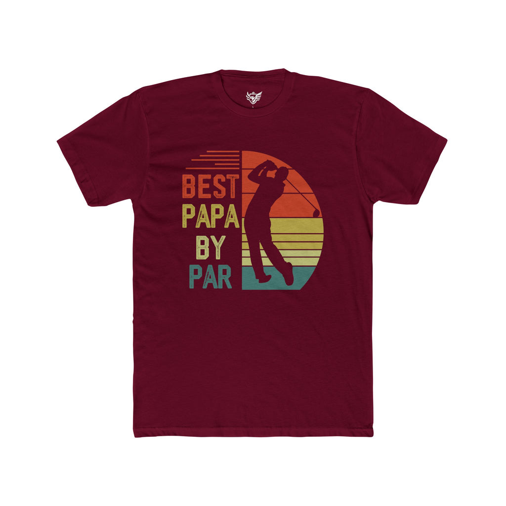 Best Papa By Par Cotton Crew Tee