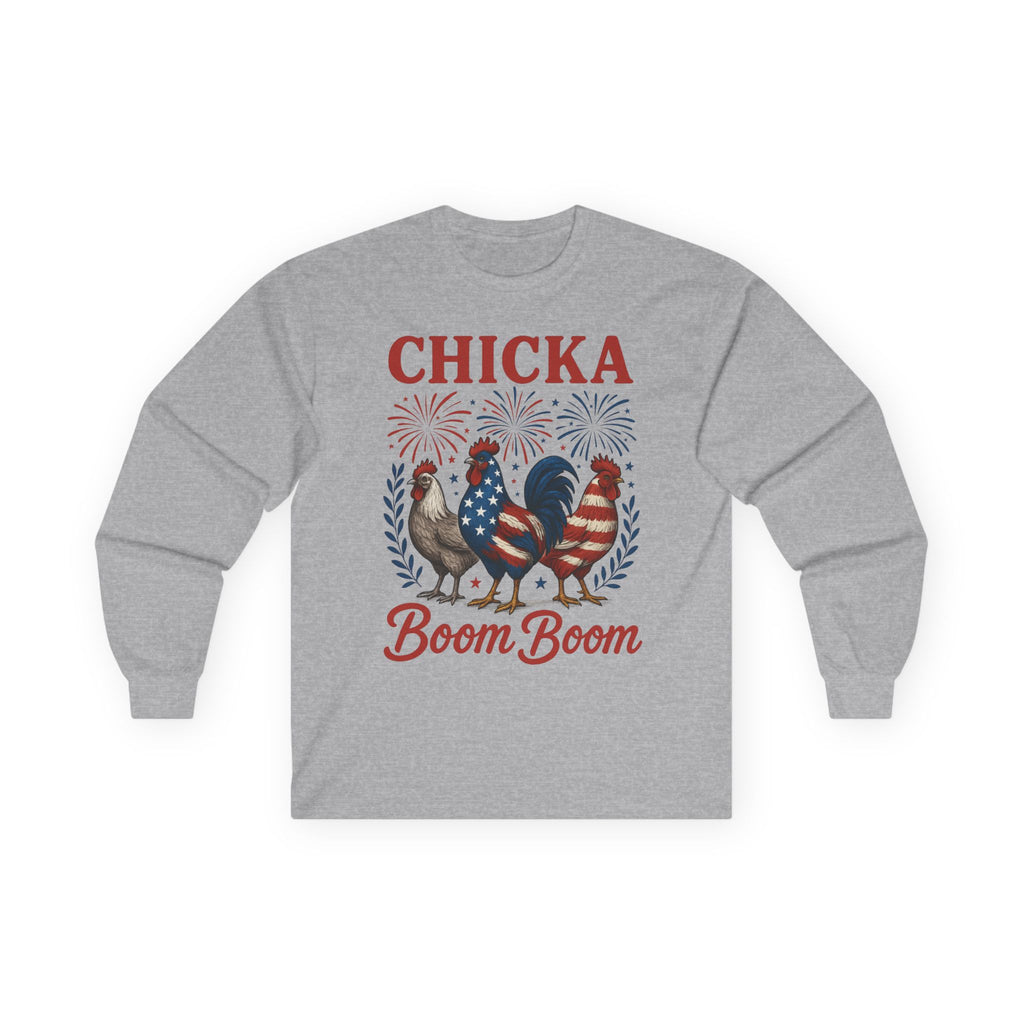Chicka Boom Boom Cotton Long Sleeve Tee
