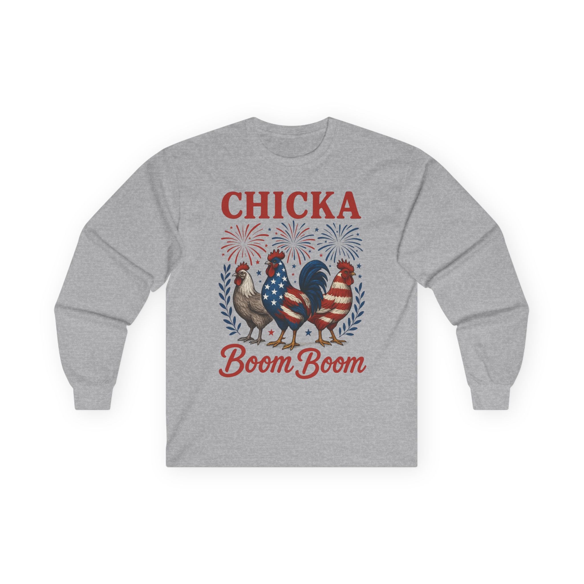 Chicka Boom Boom Cotton Long Sleeve Tee