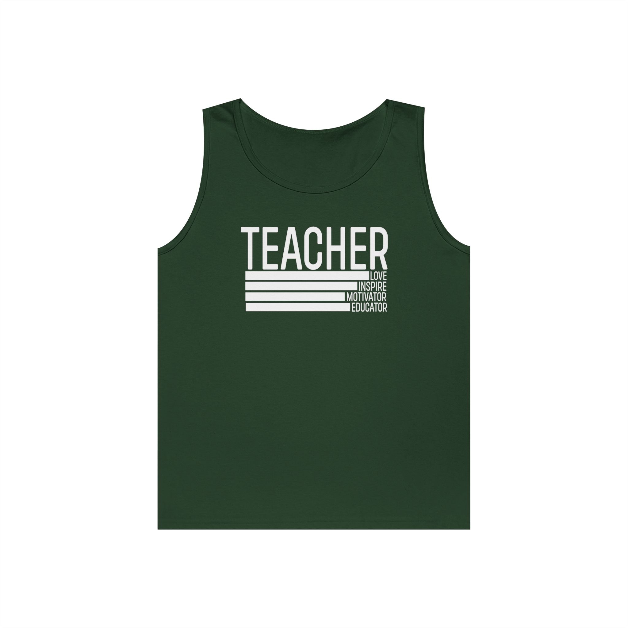 Teacher Heavy Cotton Tank Top