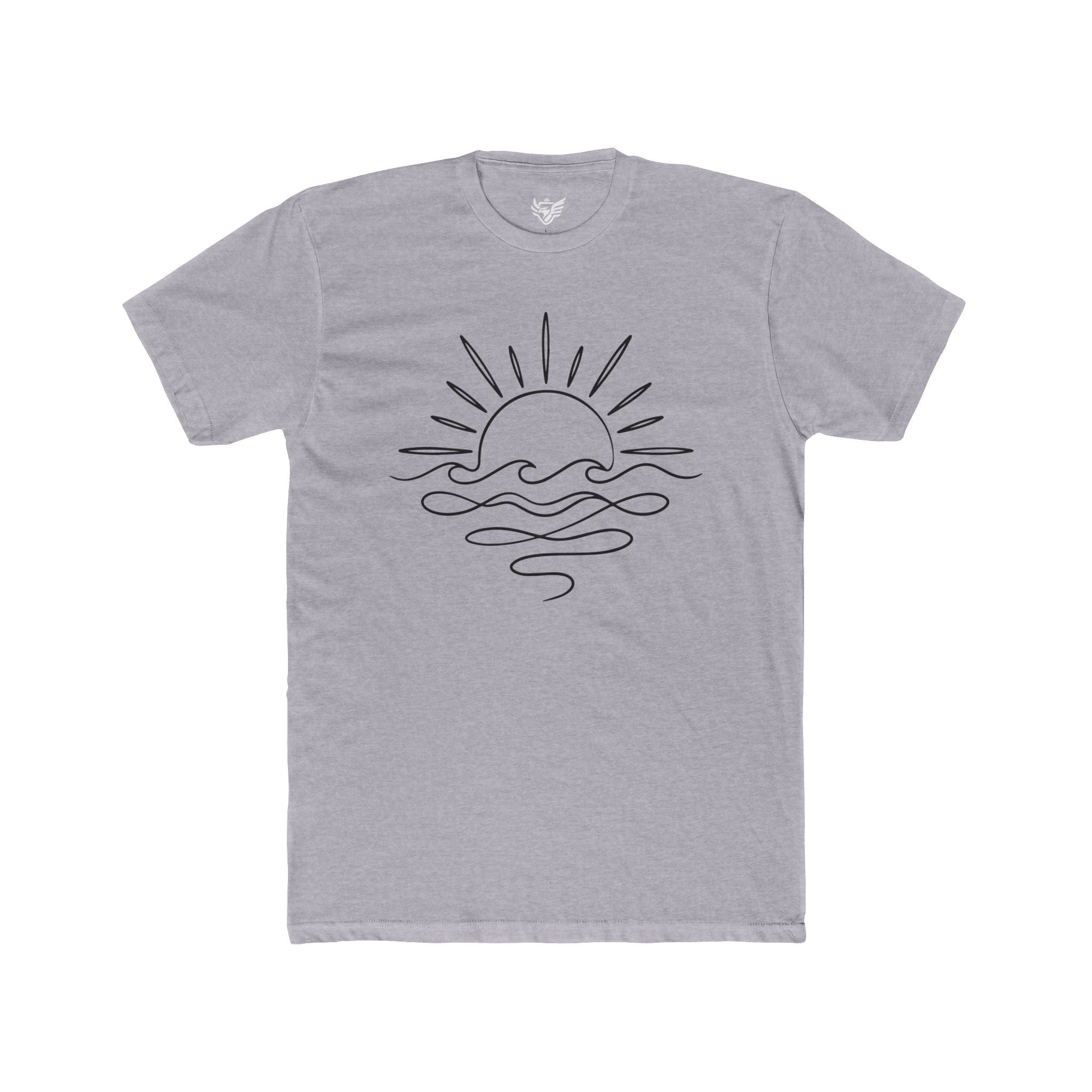 Sunny Sea Cotton Crew Tee