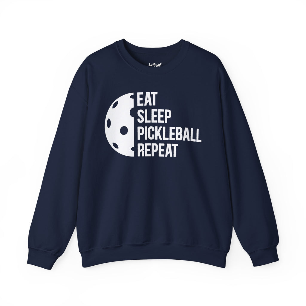 Eat Sleep Pickleball Repeat Heavy Blend™ Crewneck Sweatshirt