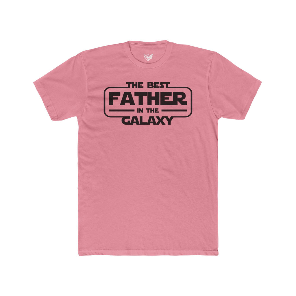 The Best Father in the Galaxy Cotton Crew Tee