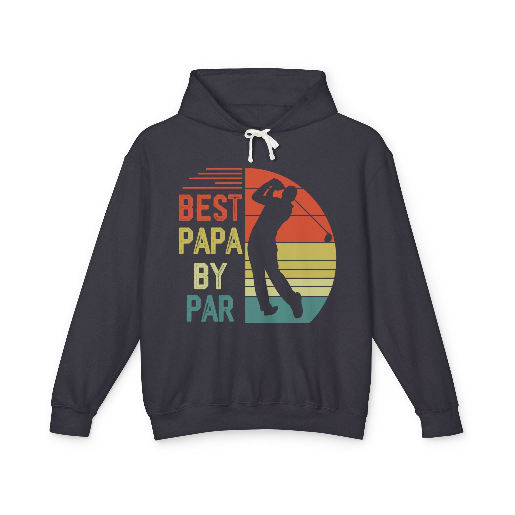 Best Papa By Par Lightweight Hooded Sweatshirt