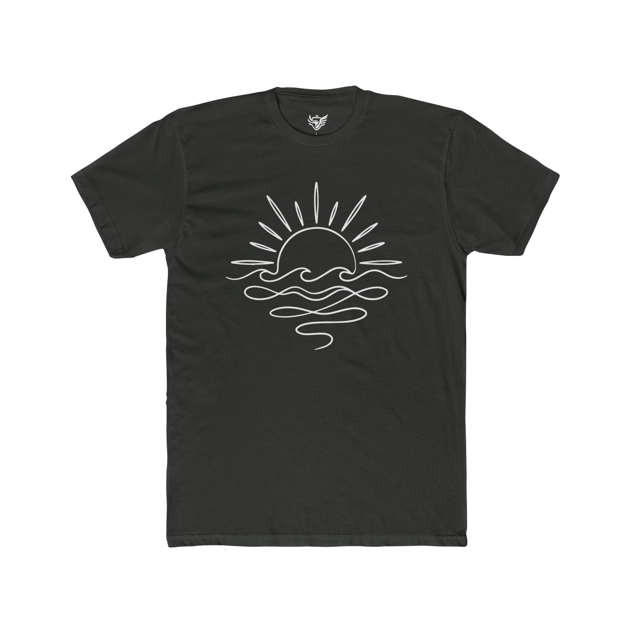 Sunny Sea Cotton Crew Tee