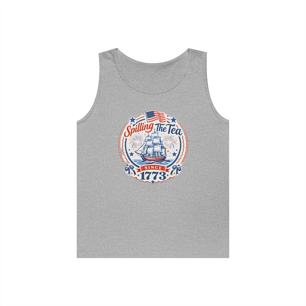 Spilling The Tea Heavy Cotton Tank Top