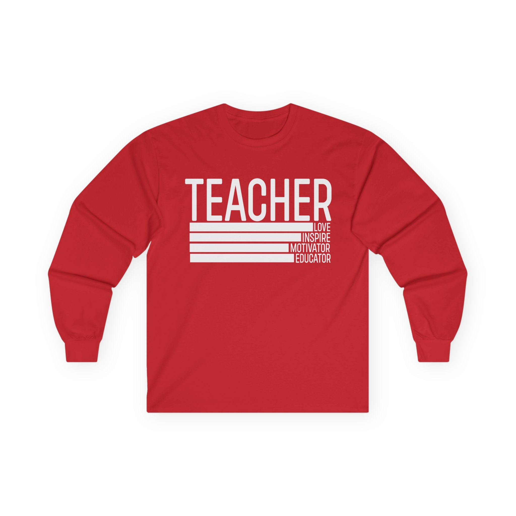 Teacher Cotton Long Sleeve Tee