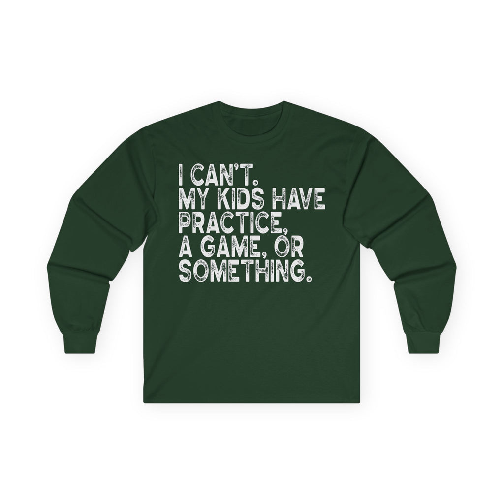 Busy Parents Cotton Long Sleeve Tee