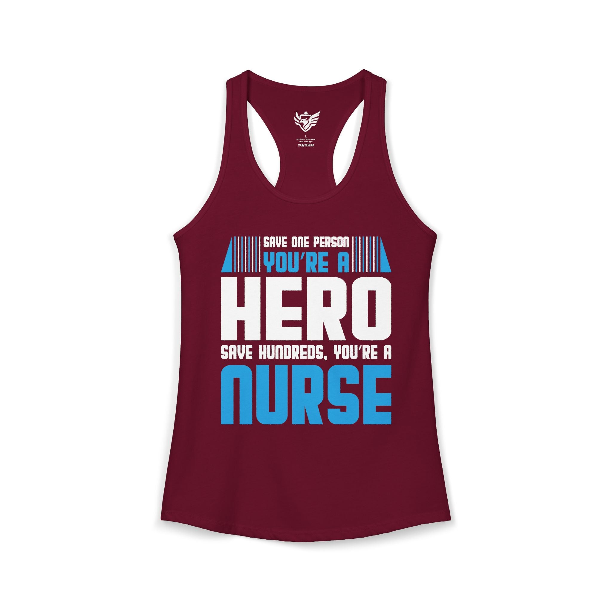 Nurses Are Heros Ideal Racerback Tank