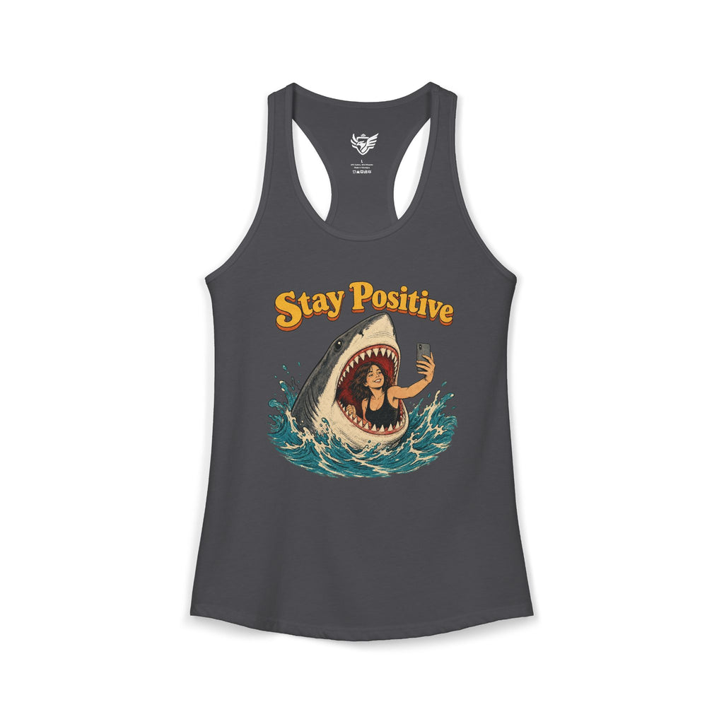 Stay Positive Ideal Racerback Tank