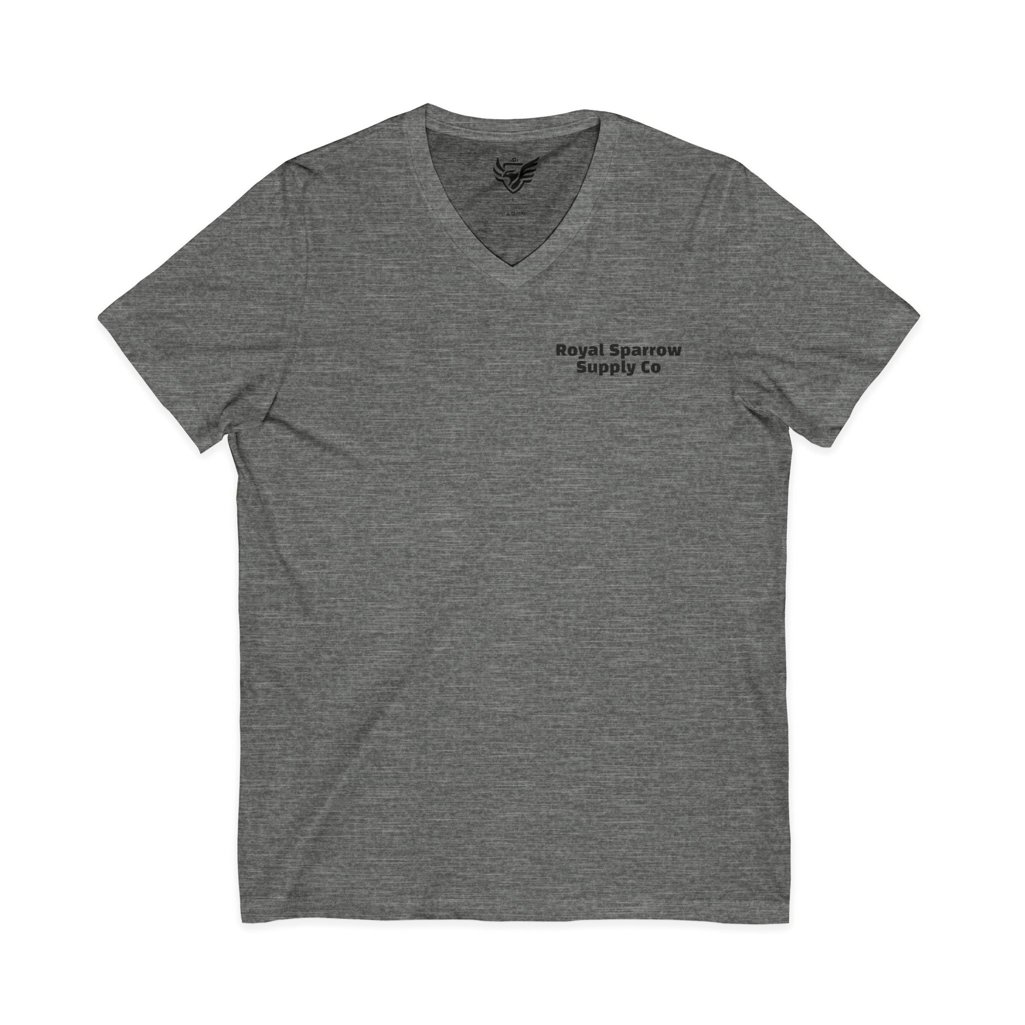 Royal Sparrow Jersey Short Sleeve V-Neck Tee