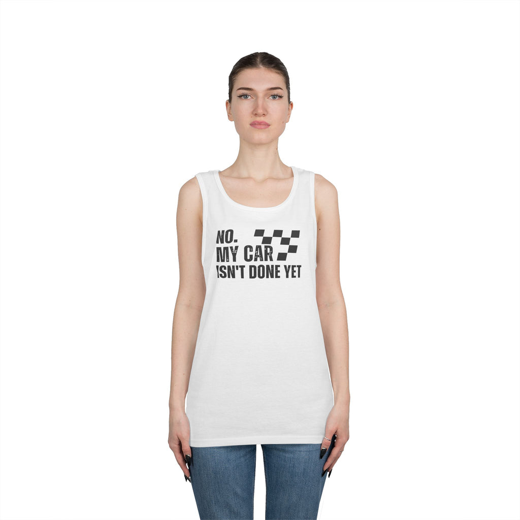Unfinished Heavy Cotton Tank Top