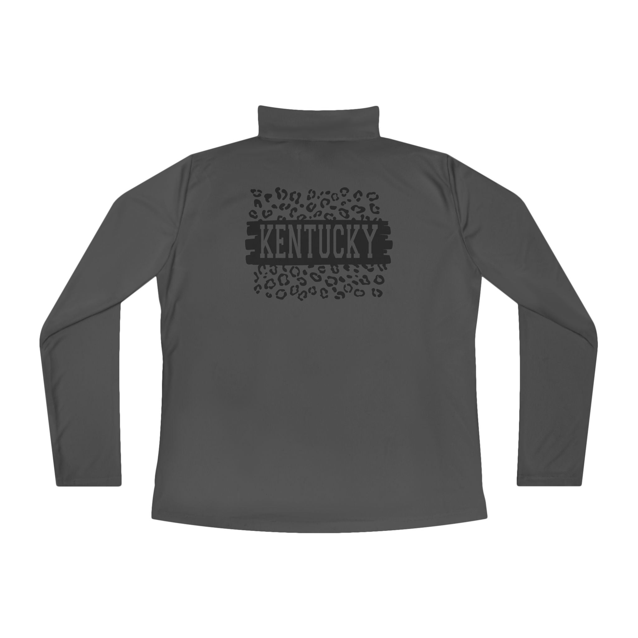 Ladies KY Leopard Quarter-Zip Pullover