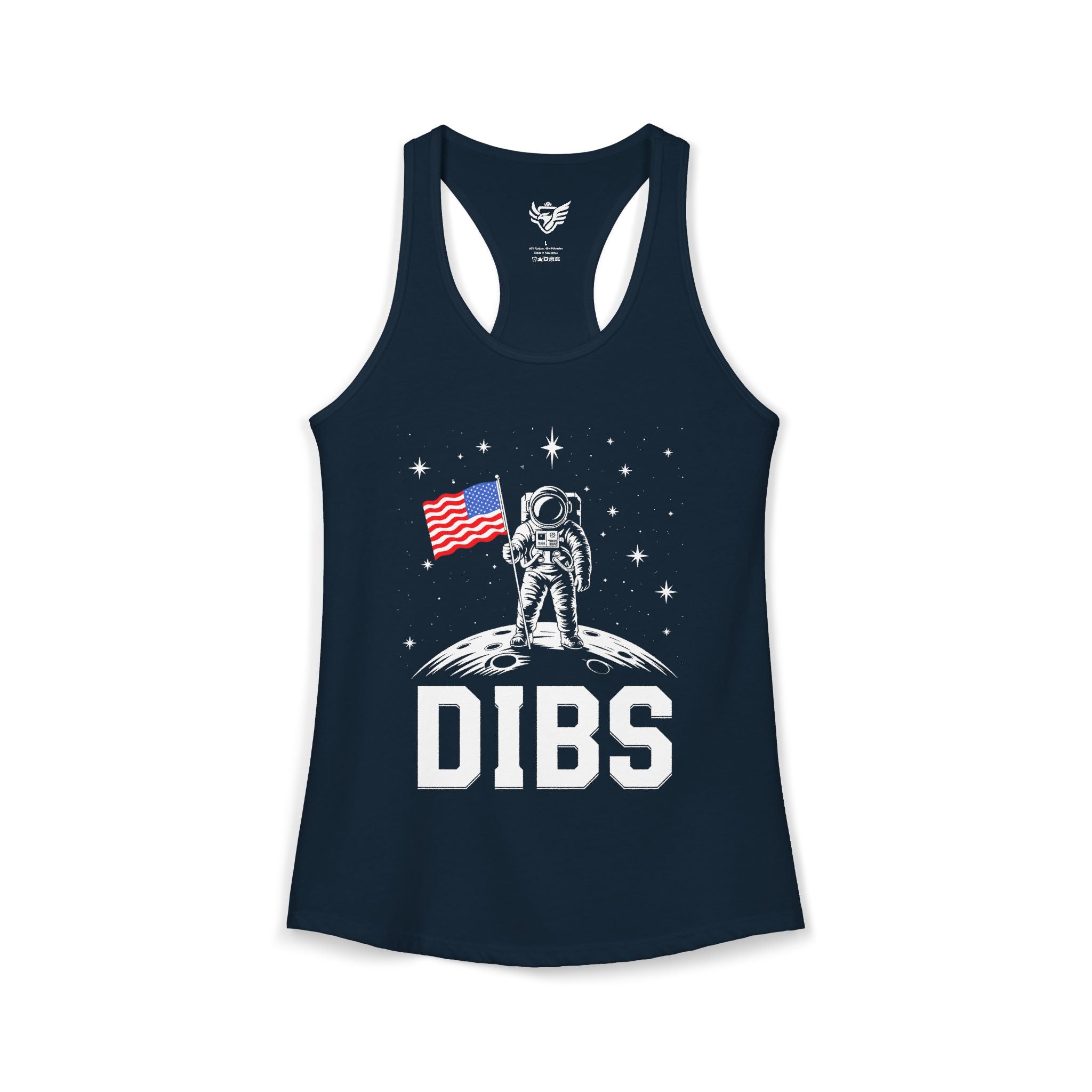DIBS on the Moon Ideal Racerback Tank