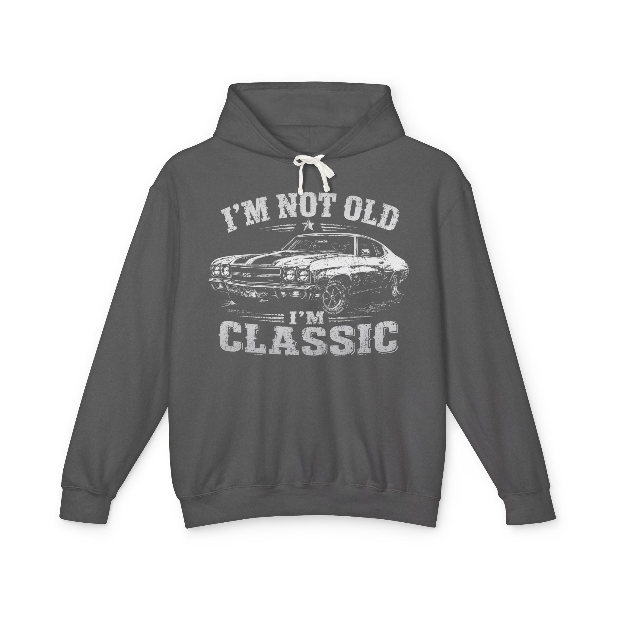 Not Old, Classic Lightweight Hooded Sweatshirt