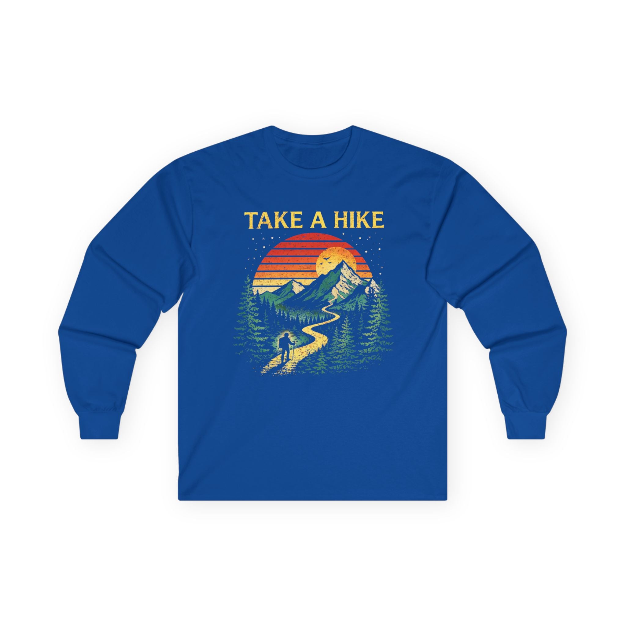 Take A Hike Cotton Long Sleeve Tee