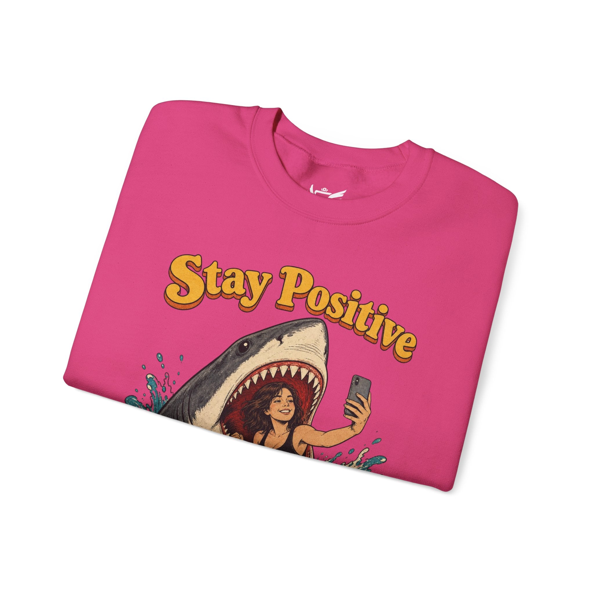 Stay Positive Heavy Blend™ Crewneck Sweatshirt