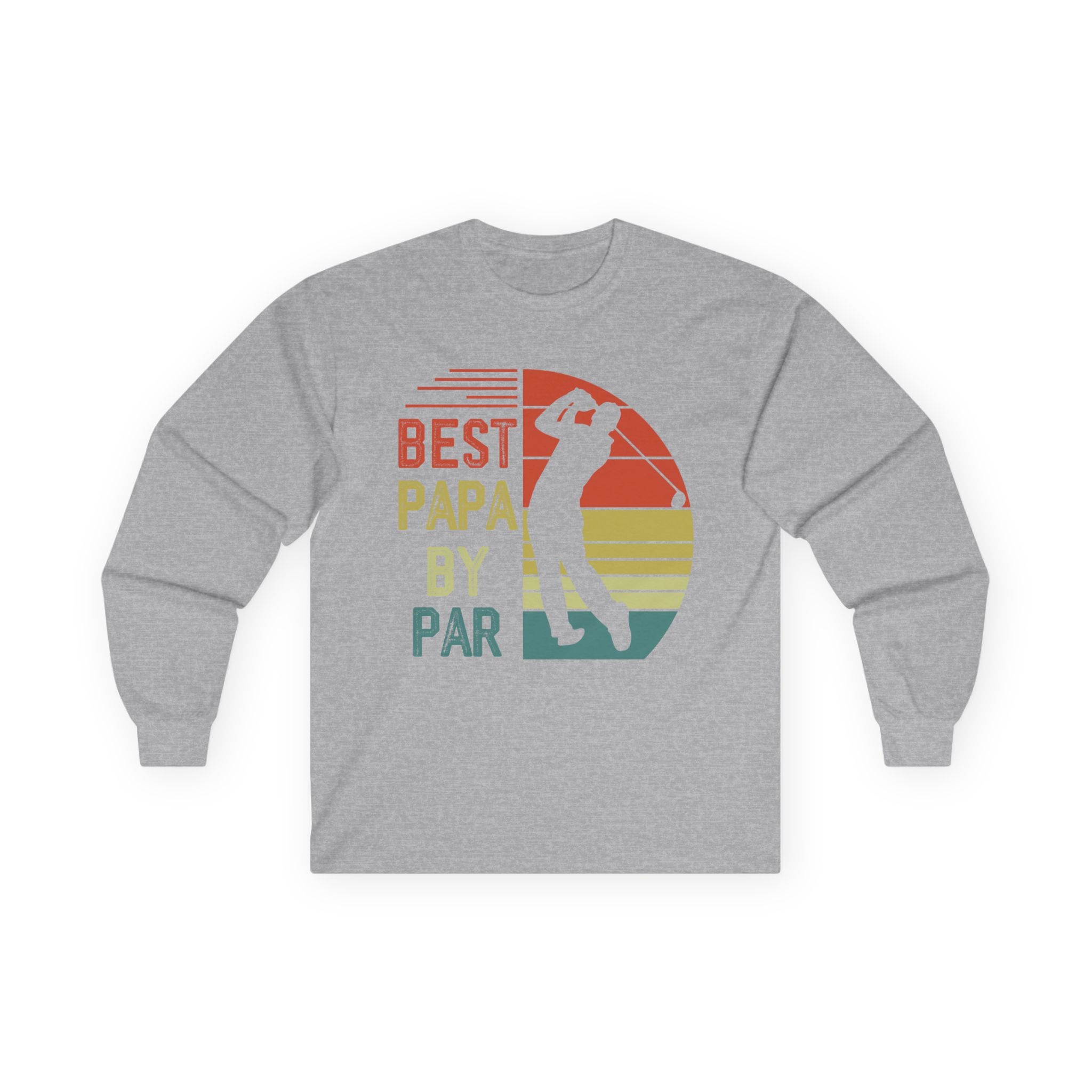 Best Papa By Par Cotton Long Sleeve Tee