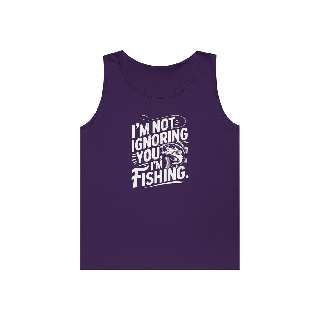 I'm Not Ignoring You Heavy Cotton Tank Top