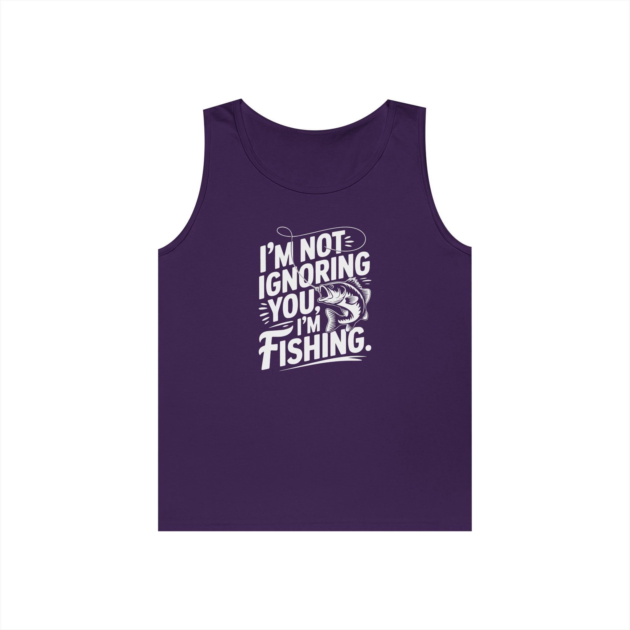 I'm Not Ignoring You Heavy Cotton Tank Top