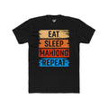 Eat Sleep Mahjong Repeat Cotton Crew Tee