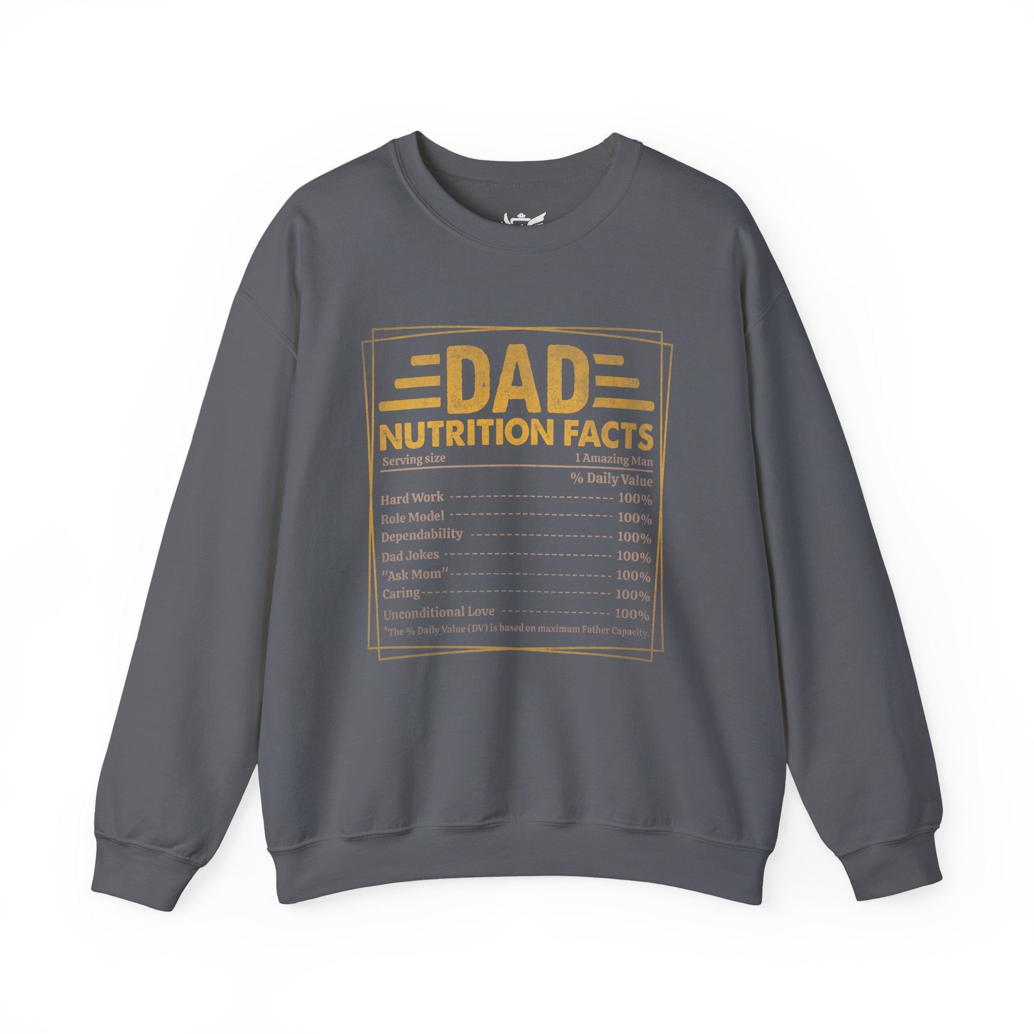 Dad Nutrition Facts Heavy Blend™ Crewneck Sweatshirt