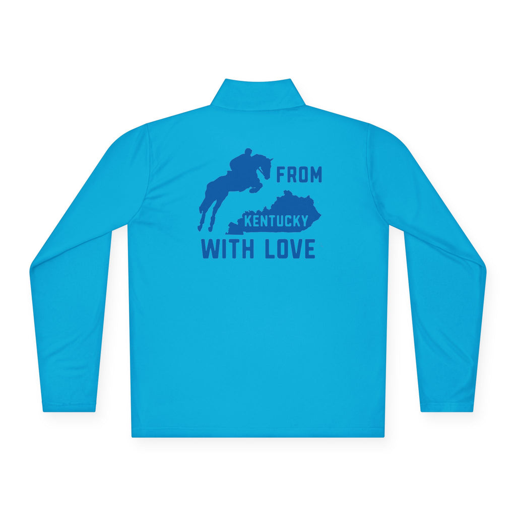 KY with LOVE Unisex Quarter-Zip Pullover