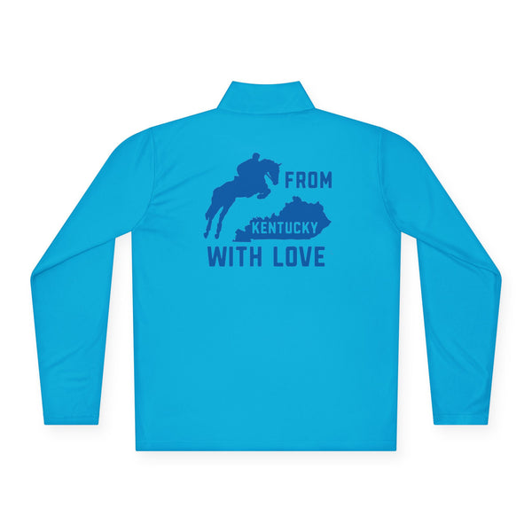 KY Leopard Unisex Quarter-Zip Pullover