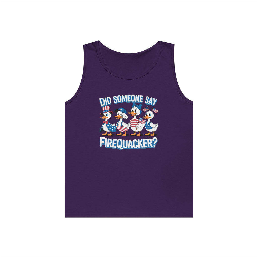 Firequackers Heavy Cotton Tank Top