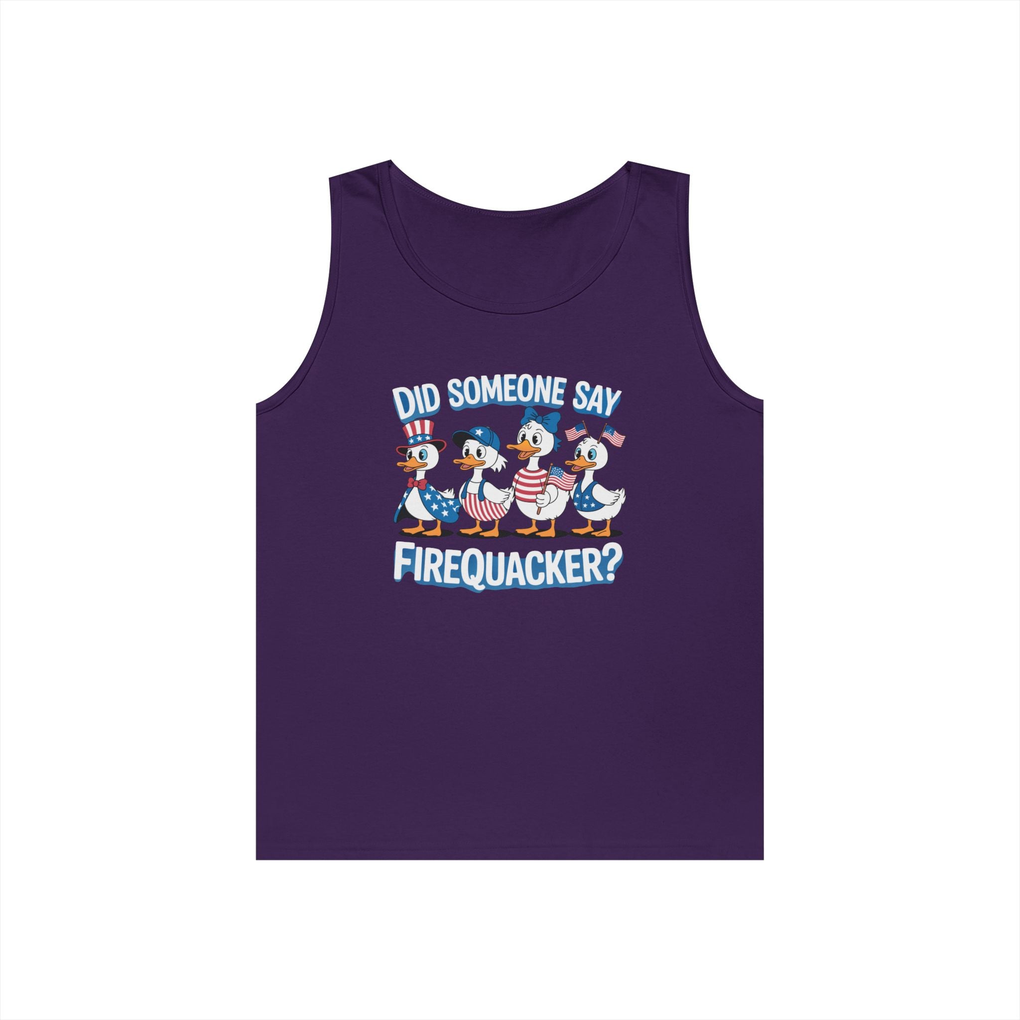 Firequackers Heavy Cotton Tank Top