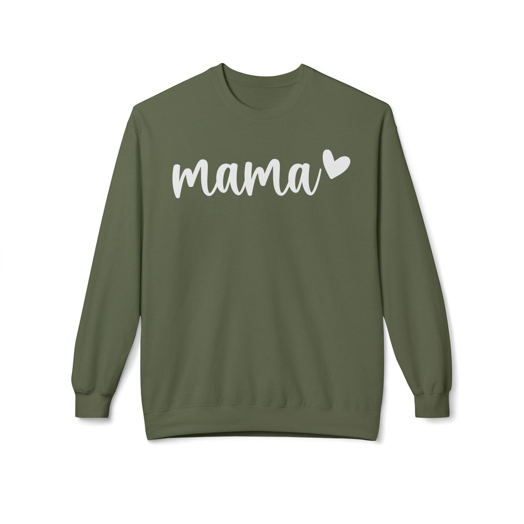 Mama Midweight Softstyle Fleece Crewneck Sweatshirt