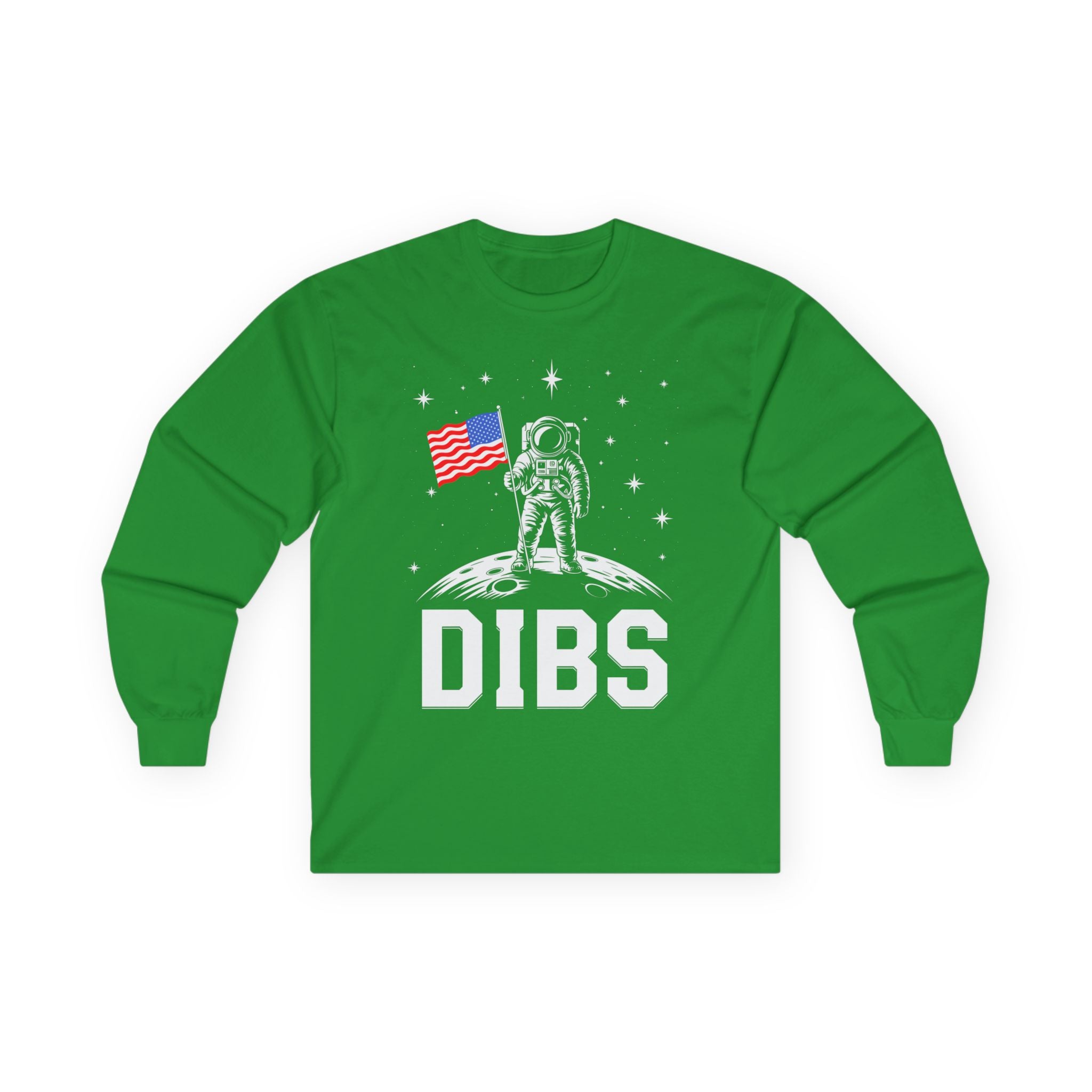 DIBS on the Moon Cotton Long Sleeve Tee