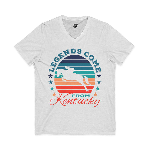 Unisex Legends 4 Star Jersey Short Sleeve V-Neck Tee