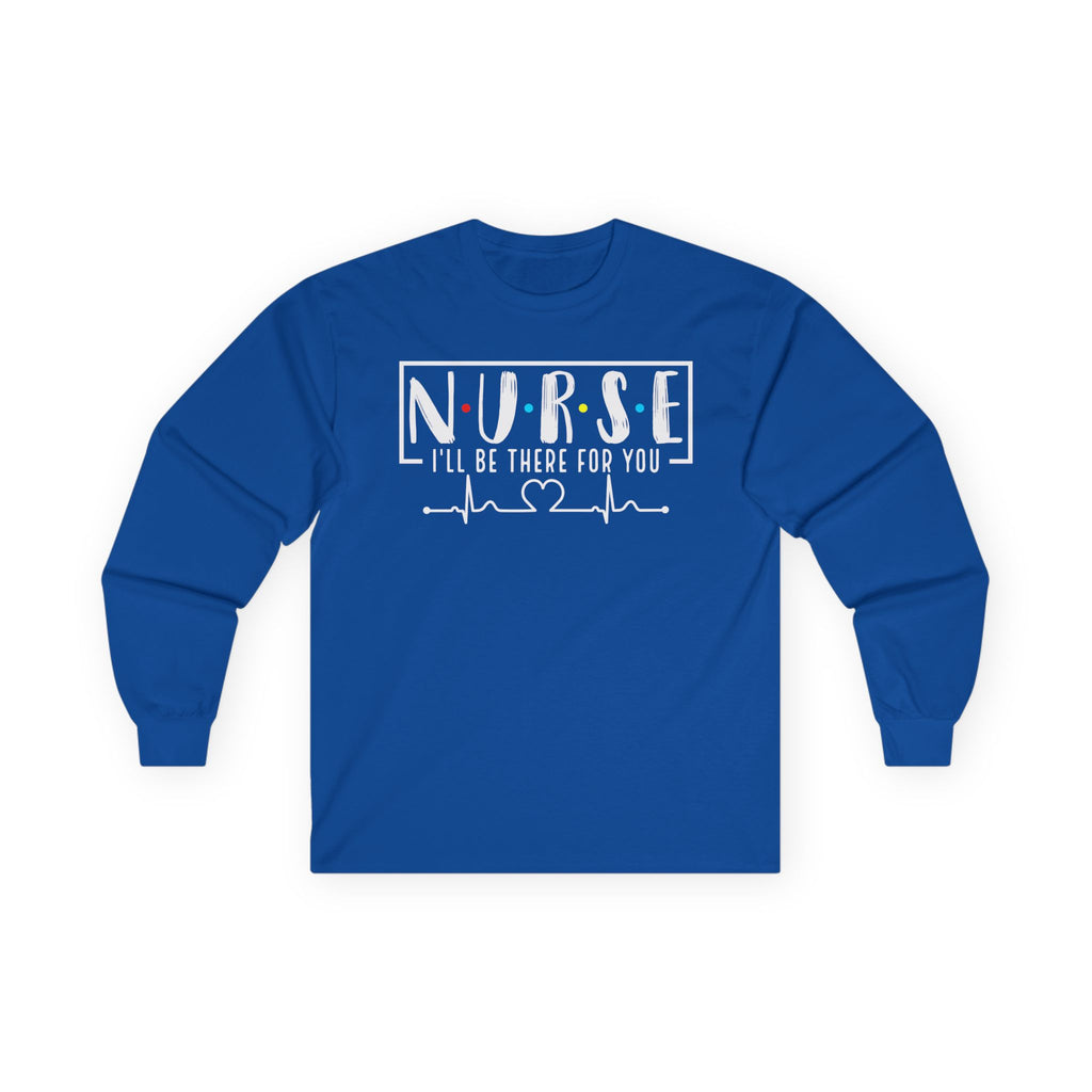 Friends Theme Nurse Cotton Long Sleeve Tee