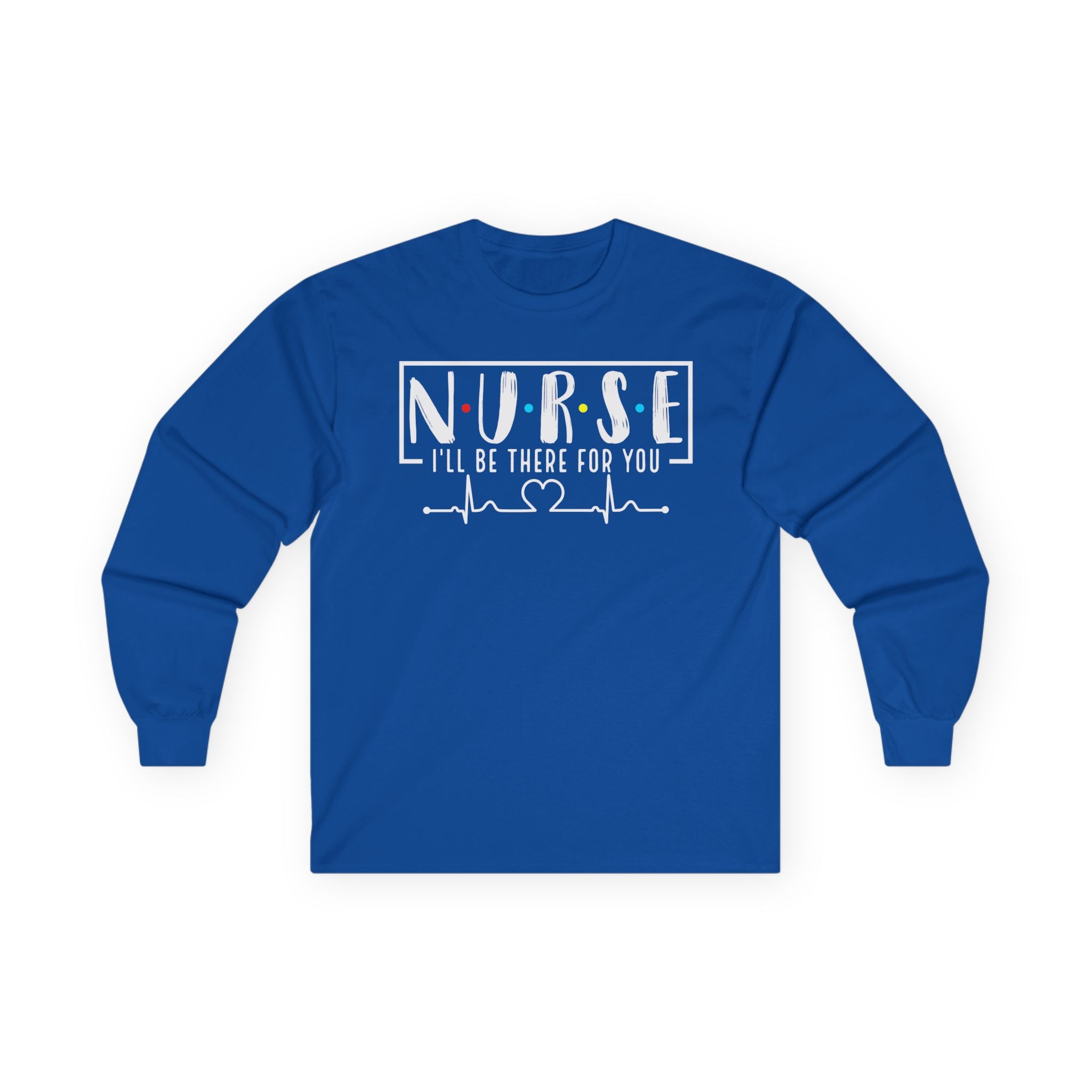 Friends Theme Nurse Cotton Long Sleeve Tee